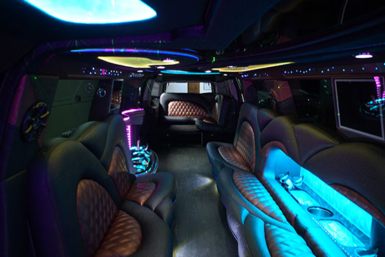 20 passenger limousine interior