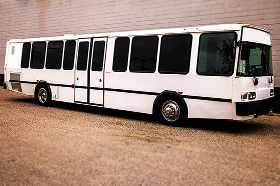 40 passenger party bus exterior