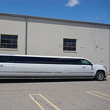 beautiful stretch limousine
