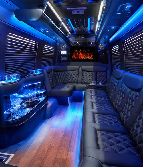 limousine style sprinter van rental