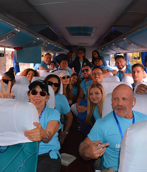 rent a charter bus for larger groups